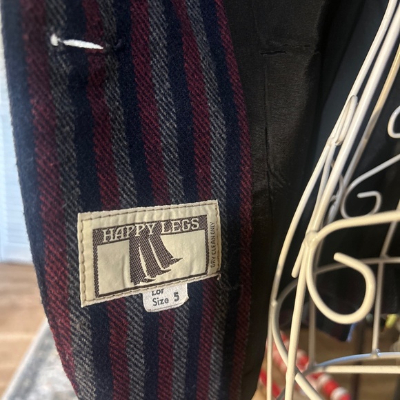 Happy Legs 1970’s vintage striped blazer - Picture 3 of 4